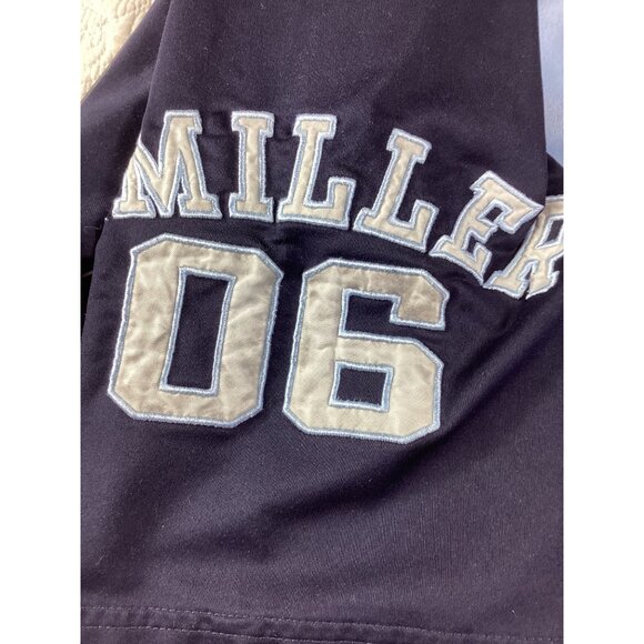 P. Miller 06 Baseball Embroidered Jersey Shirt*2XL*Blue & Navy Athletic Wear*EUC - Picture 4 of 8